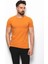 Düz Kayısı Rengi Super Slim Fit Bisiklet Yaka Basic Erkek T-Shirt 1