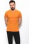 Düz Kayısı Rengi Super Slim Fit Bisiklet Yaka Basic Erkek T-Shirt 4