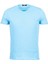 Desenli Slim Fit V Yaka Basic Erkek T-Shirt 1