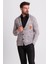 Kırçıllı Bej Slim Fit Yün Erkek Triko Ceket 4