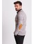 Kırçıllı Bej Slim Fit Yün Erkek Triko Ceket 5