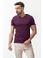 Desenli Slim Fit V Yaka Basic Erkek T-Shirt 4