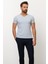 Desenli Slim Fit V Yaka Basic Erkek T-Shirt 3