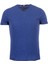 Desenli Slim Fit V Yaka Basic Erkek T-Shirt 1