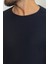 Desenli Lacivert Renk Slim Fit Bisiklet Yaka Erkek T-Shirt 2