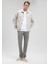 Martin Gölge Gri Comfort Gabardin Pantolon 0037880922 2