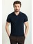 Kareli Desenli Slim Fit Apaç Yaka Erkek T-Shirt 4