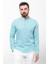 Desenli Slim Fit Hakim Yaka Keten Erkek Gömlek 4