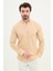 Düz Slim Fit Basic Keten Erkek Gömlek 1
