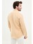 Düz Slim Fit Basic Keten Erkek Gömlek 3