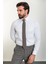 Düz Beyaz Renk Slim Fit Polikort Yaka Klasik Erkek Gömlek 4