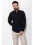 Desenli Lacivert Renk Slim Fit Erkek Gömlek 1