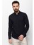Desenli Lacivert Renk Slim Fit Erkek Gömlek 3