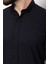 Desenli Lacivert Renk Slim Fit Erkek Gömlek 4