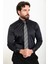 Düz Slim Fit Saten Klasik Erkek Gömlek 4