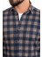 Ekoseli Lacivert-Kamel Slim Fit Oduncu Erkek Gömlek 2