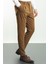 Pileli Kamel Rengi Slim Fit Erkek Pantolon 1