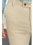 Desenli Taş Rengi Slim Fit Klasik Erkek Pantolon 2