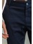 Düz Lacivert Renk Slim Fit Kanvas Erkek Pantolon 2
