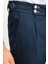 Pileli Lacivert Renk Slim Fit Erkek Pantolon 2