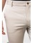 Düz Taş Rengi Super Slim Fit Erkek Pantolon 2