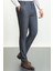 Desenli Lacivert Beyaz Renk Super Slim Fit Erkek Pantolon 1