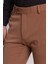 Düz Kamel Rengi Slim Fit Klasik Erkek Pantolon 2