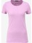 Bisiklet Yaka Lila Kadın T-Shirt 3TNHL103L 5