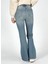 Normal Bel Normal Paça Flare Kadın Denim Pantolon 251 Lcf 121024 Luna Spencer Lıght 4