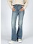 Normal Bel Normal Paça Flare Kadın Denim Pantolon 251 Lcf 121024 Luna Spencer Lıght 2