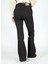 Normal Bel Normal Paça Flare Siyah Kadın Denim Pantolon 251 Lcf 121022 Luna Emılıa Venom 4