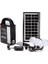 GD-999 Güneş Panelli 3 Lambalı Powerbank Özellikli Çok Amaçlı Şarjlı Solar Aydınlatma 1