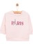 Basic Az Şardonlu Paris Desenli Sweatshirt Kız Bebek 1