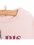 Basic Az Şardonlu Paris Desenli Sweatshirt Kız Bebek 2