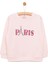 Basic Az Şardonlu Paris Desenli Sweatshirt Kız Bebek 3