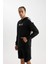 Fit Siyah NBA Brooklyn Nets Comfort Fit Kapüşonlu Sweatshirt C9252AX24AU 3
