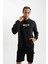 Fit Siyah NBA Brooklyn Nets Comfort Fit Kapüşonlu Sweatshirt C9252AX24AU 4