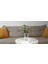 Çiçek,beyaz Yapay Çiçek ve Vazo Dekoratif Kristal Damlalı 6X6X19CM 1