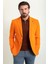Düz Slim Fit Torba Cep Mono Yaka Erkek Ceket 3