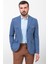 Kırçıllı Slim Fit Torba Cep Mono Yaka Keten Erkek Ceket 1