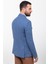Kırçıllı Slim Fit Torba Cep Mono Yaka Keten Erkek Ceket 5