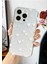 Apple iPhone Modelleri Uyumlu Beyaz Kalpler Desenli Şeffaf Silikon Kılıf 1