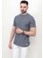 Koyu Mavi Baskısız Erkek T-Shirt O Yaka Regular Fit T-Shirt 2407 1