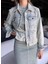 Gianna Cep Detaylı Denim Ceket 2
