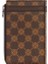 Unisex Monogram Deri Fermuarlı Kartlık – 2512Ms - Kahverengi 4