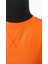 Turuncu Unisex Normal Kalıp Bisiklet Yaka Manşetli Sweatshirt 3