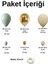 Balon Seti Okaliptus-Krom Gold-Deniz Kumu 100 Lü Balon Zinciri Seti 2