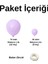 Balon Seti Makaron Lila 100 Lü Balon Zinciri Seti 2