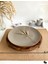 Yuvarlak Doğal Ahşap Sunum Tabağı Ayaklı Çukur Ahşap Sunumluk(Beyaz ÇAM)(ÇAP:28CM Yük:6,5cm) 3