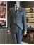 Italyan Stil Slim Fit Kruvaze Torba Cep Erkek Ceket Siyah T11259 1